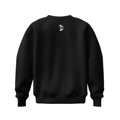 White Logo Sweater