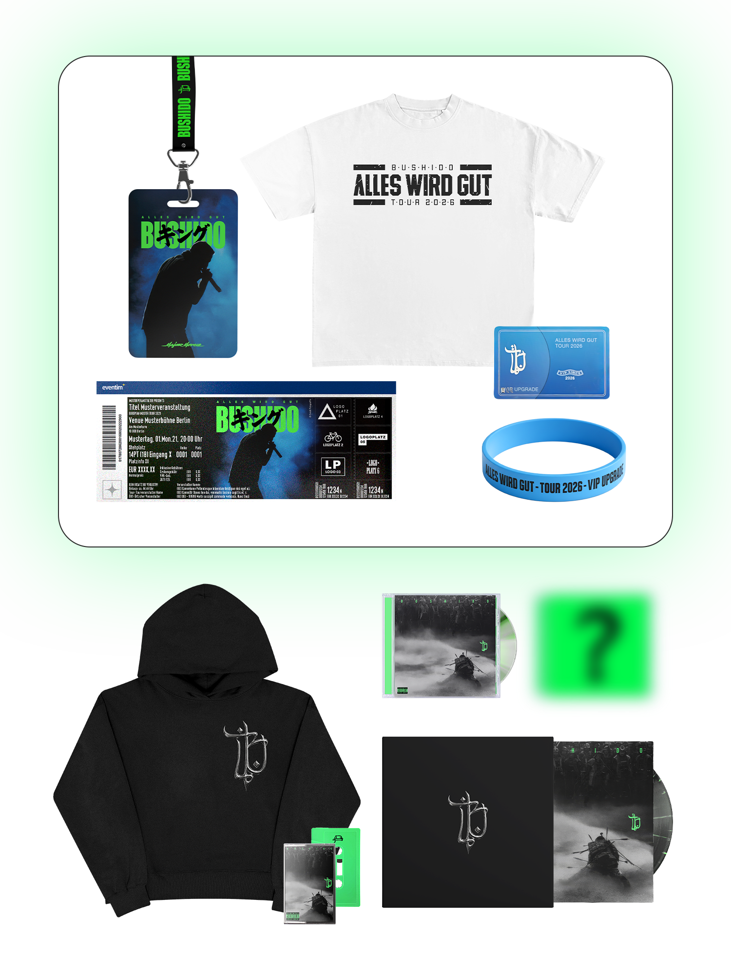 VIP Album Bundle (Album Box + Ticket-Upgrade zu VIP + Specials)