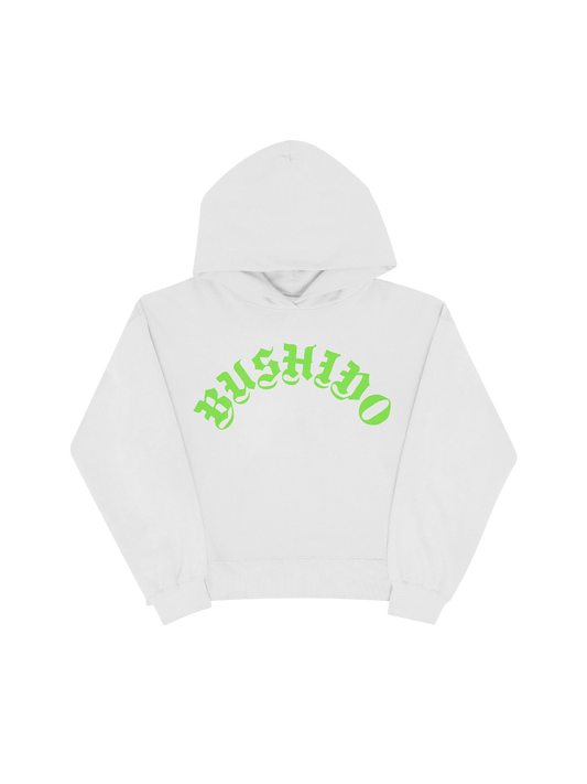 Hoodie Arc Logo WHT-GREEN